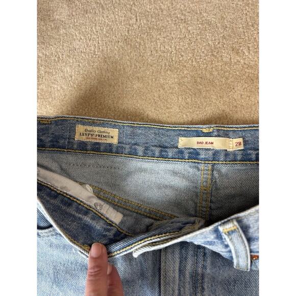 Levi’s Premium Dad Cropped Jeans 28/25 - Picture 2 of 5